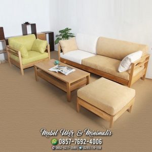 Kursi Tamu Sofa Minimalis Terlihat Bersih